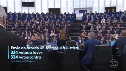 Parlamento Europeu leva acordo entre Mercosul e União Europeia à Justiça