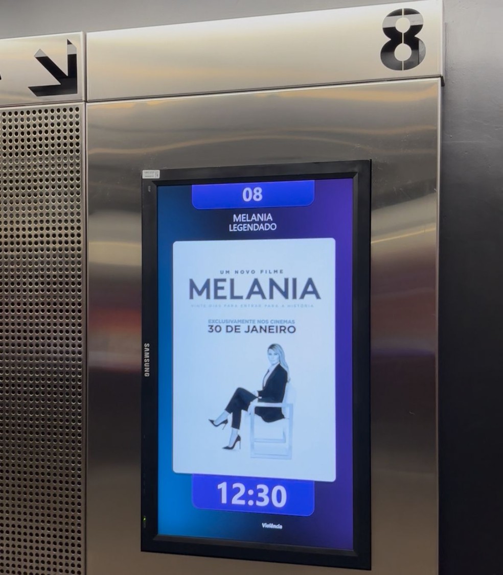 g1 acompanha estreia do filme de Melania Trump em SP — Foto: Vinícius Lemos/g1