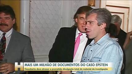 Departamento de Justiça dos EUA diz ter encontrado mais um milhão de documentos do caso Epstein