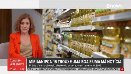 Míriam: IPCA-15 trouxe uma boa e uma má notícia
