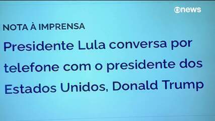 Lula conversa com Trump por telefone; petista marca visita a Washington