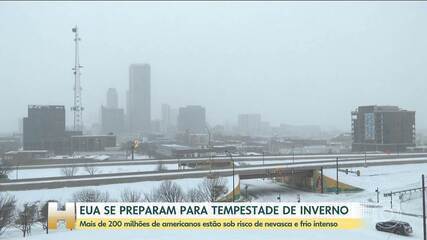 EUA se preparam para forte tempestade de inverno