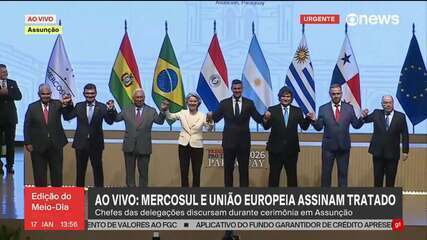 Líderes comemoram acordo entre União Europeia e Mercosul