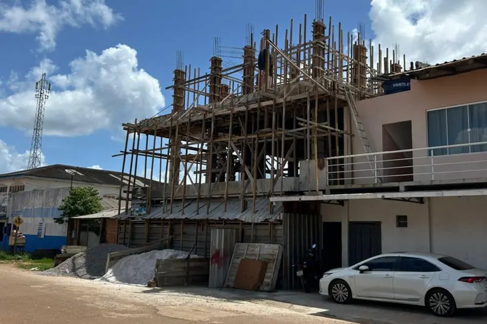 Novas construções se espalham também na área central da cidade — Foto: Edenilson Moura/Acervo Pessoal