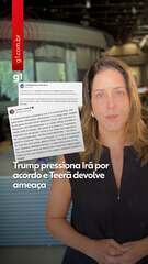 Trump pressiona Irã por acordo e Teerã devolve ameaça