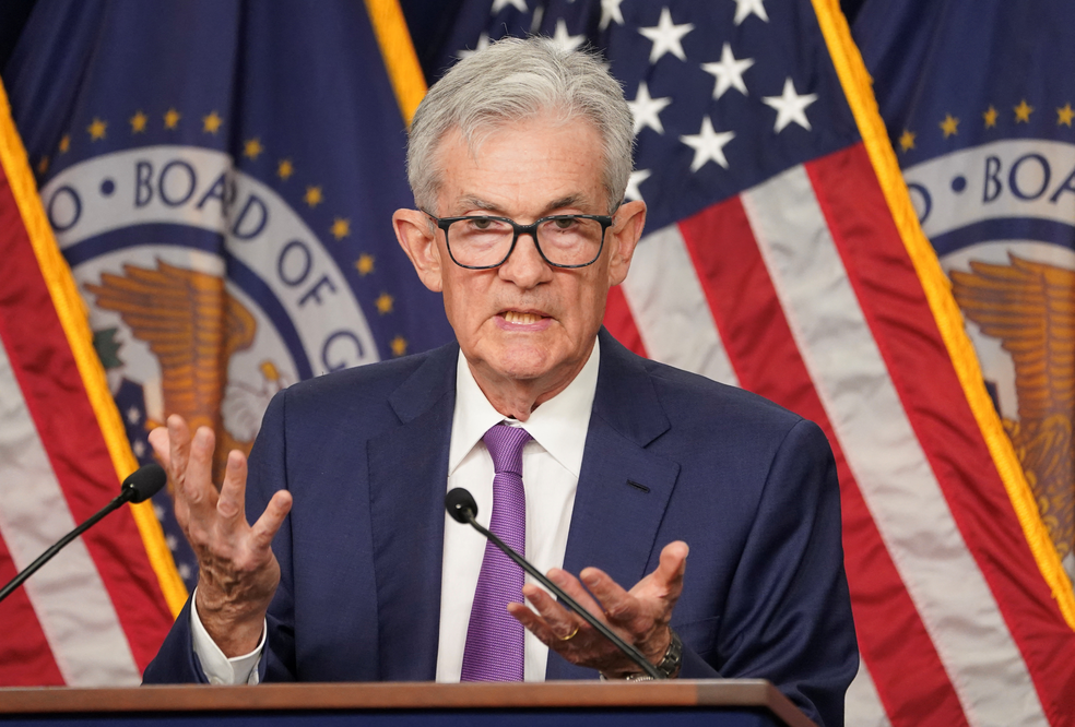 Presidente do Federal Reserve, Jerome Powell, — Foto: Reuters/Kevin Lamarque