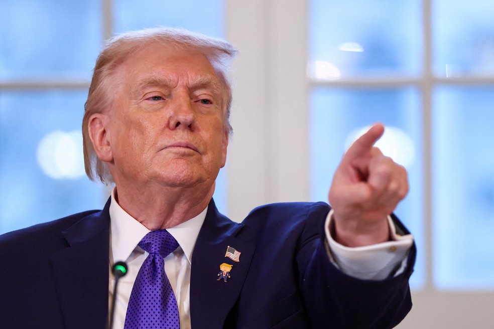 O presidente dos Estados Unidos, Donald Trump — Foto: REUTERS/Kevin Lamarque