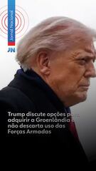 Trump discute opções para adquirir a Groenlândia e não descarta uso das Forças Armadas