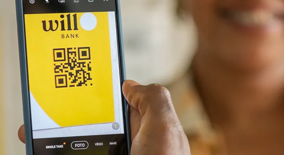 Pagamento por PIX no aplicativo do Will Bank — Foto: Will Bank/Divulgação