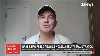 Brasileiro preso pelo ICE nos EUA relata maus tratos