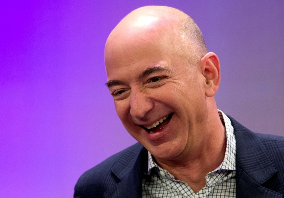  O fundador da Amazon, Jeff Bezos — Foto: Mike Segar / Arquivo / Reuters