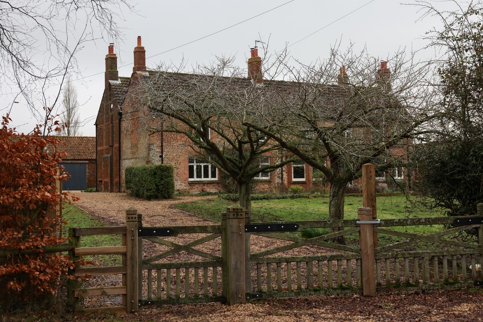 Marsh Farm, residência que faz parte do complexo de Sandringham, propriedade do rei da Inglaterra — Foto: Jack Taylor/Reuters