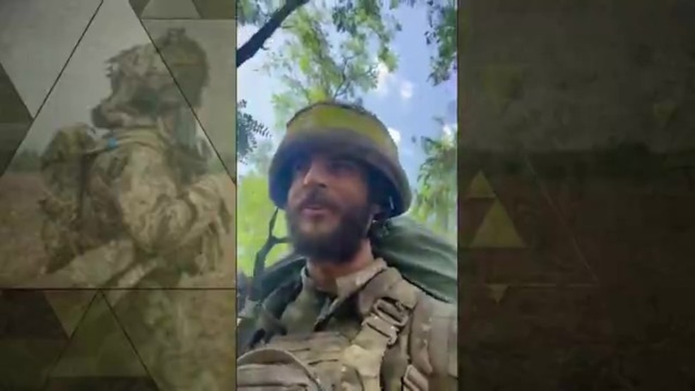 Baiano vai à guerra na Ucrânia em busca de adrenalina, perde 28 kg e foge para voltar — Foto: Reprodução/TV Globo