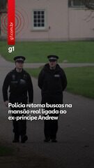 Polícia britânica retoma buscas no Royal Lodge, mansão real ligada ao ex-príncipe Andrew