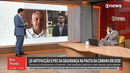Lei Antifacção e PEC da Segurança na pauta da Câmara em 2026