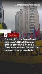 Quaest: 72% apoiam o fim da escala 6x1