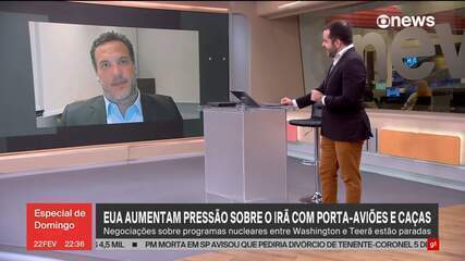 EUA aumentam pressão sobre o Irã com porta-aviões e caças