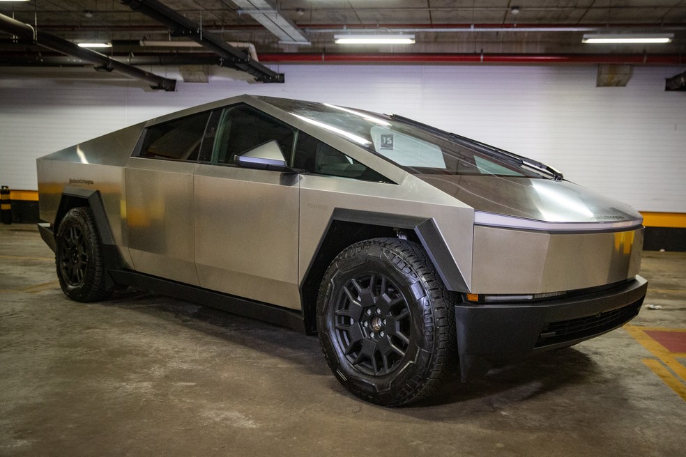 Tesla Cybertruck — Foto: Fabio Tito | g1