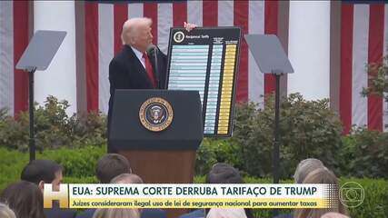 Suprema Corte dos EUA derruba tarifaço de Trump
