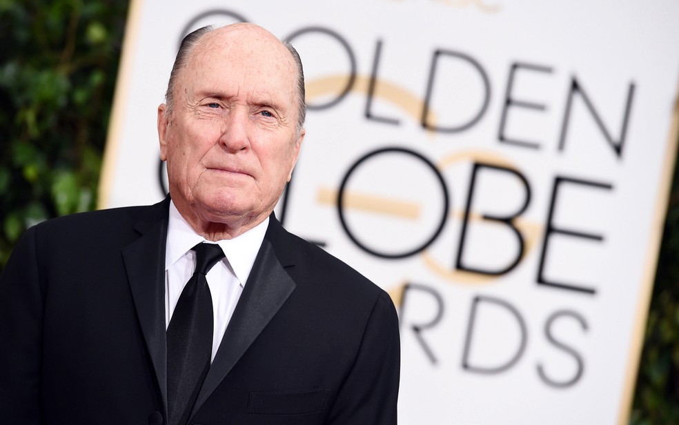 Ator Robert Duvall chega à cerimônia do Globo de Ouro 2015. — Foto: Jordan Strauss/Invision/AP