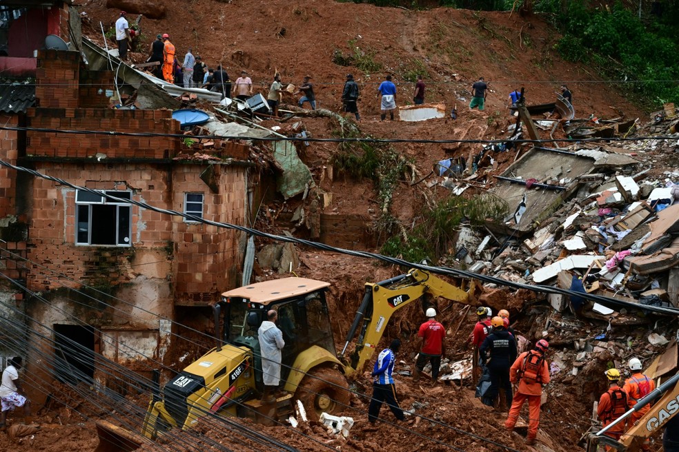 Tragédia em Juiz de Fora — Foto: Pablo Porciuncula/AFP