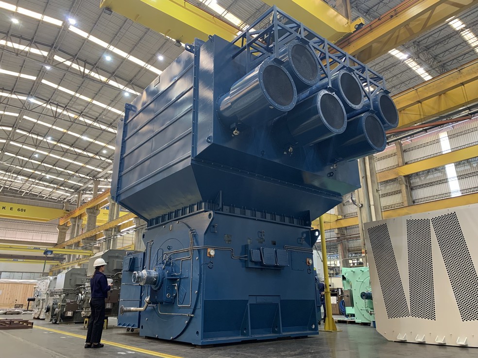 WEG foi fundada em 1961 e tem filiais em 41 países — Foto: WEG/Divulgação