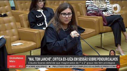 Ex-juíza defende penduricalhos em sessão bo STF
