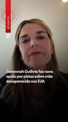 Jornalista Savannah Guthrie&nbsp;faz novo apelo por pistas sobre mãe desaparecida nos EUA