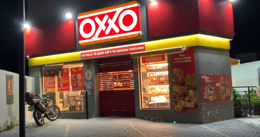 Loja de conveniência da rede Oxxo no bairro Swift, em Campinas — Foto: Reprodução/EPTV