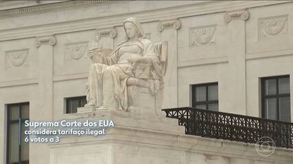 Suprema Corte dos EUA derruba tarifaço de Trump; presidente reage com nova taxa