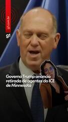 Governo Trump anuncia retirada de agentes do ICE de Minnesota