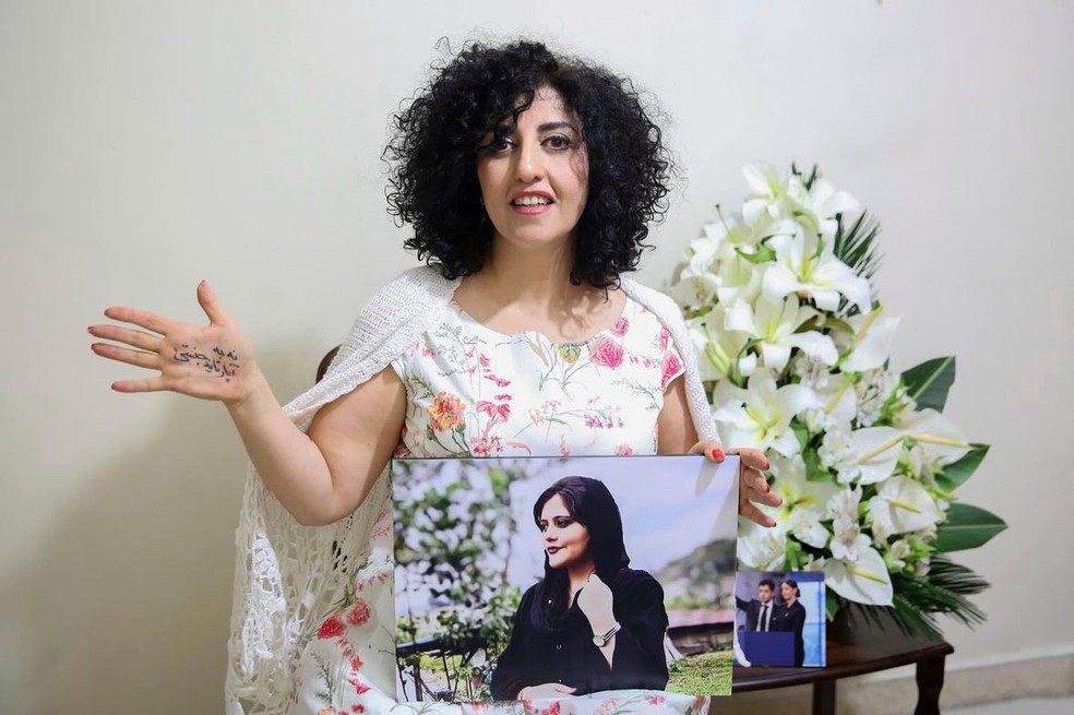 Narges Mohammad — Foto: Narges Foundation Archive via AP