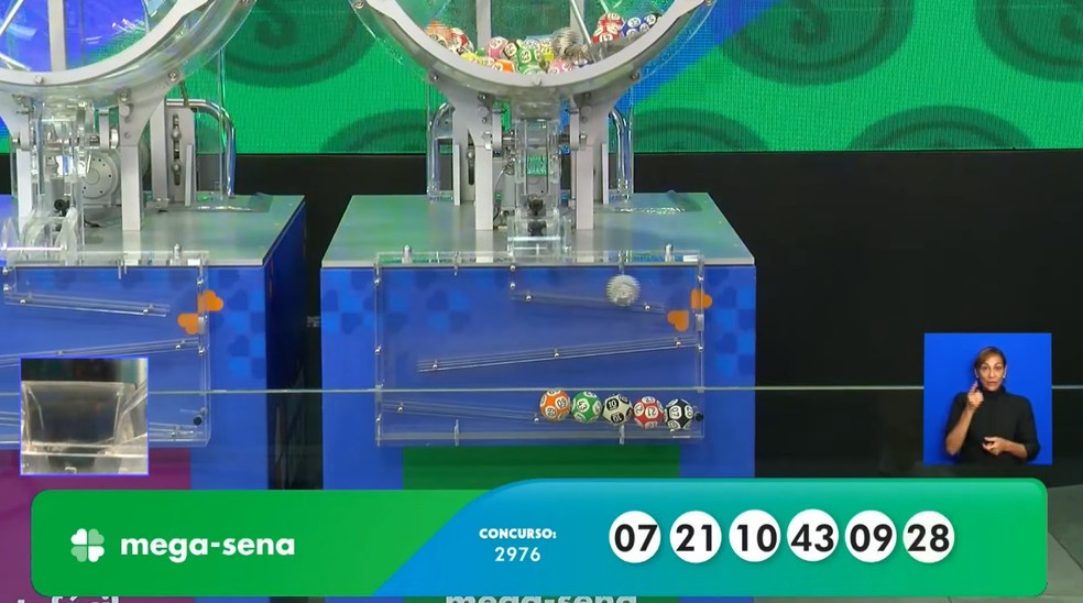 Mega-Sena, concurso 2.976 — Foto: Reprodução/Caixa