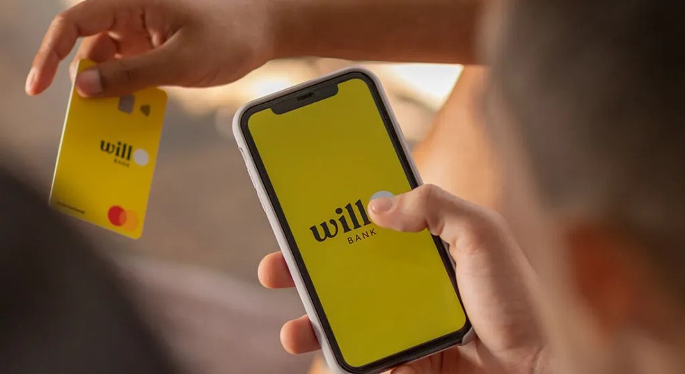 Aplicativo e cartão do Will Bank — Foto: Will Bank/Divulgação