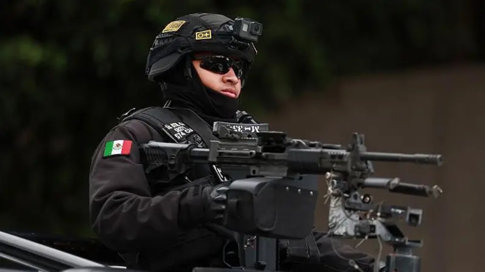 Forças militares do México reforçaram a segurança de cidades do país após operação que matou 'El Mencho' — Foto: Anadolu via Getty Images