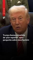 Trump chama jornalista de ‘pior repórter’ após pergunta sobre caso Epstein