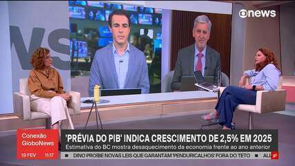 'Prévia do PIB' do BC mostra perda de fôlego da economia, apesar de crescimento de 2,5% em 2025