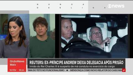 Ex-príncipe Andrew deixa delegacia após prisão