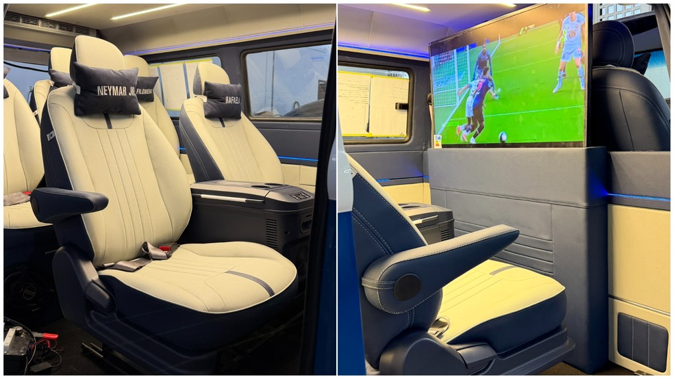Kombi personalizada de Neymar — Foto: divulgação/Império das Kombis