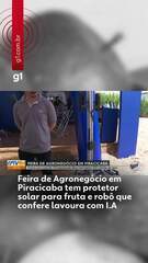 Feira de tecnologia para o Agro tem protetor solar para frutas e robô que confere lavoura