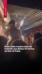 Novo vídeo mostra início de incêndio que deixou 41 mortos na Suíça