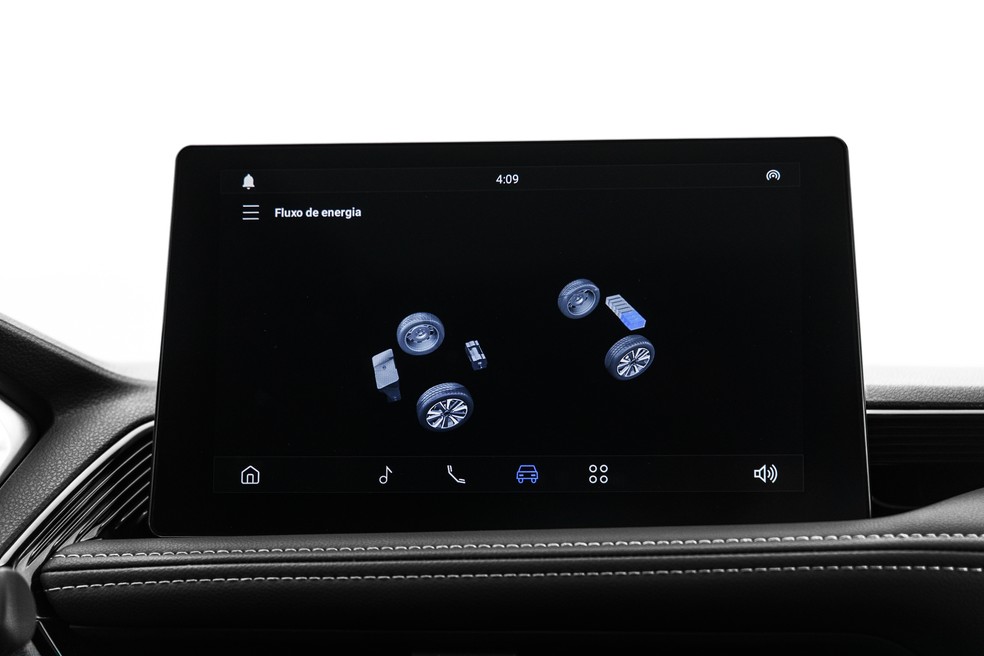 Fluxo de energia do Toyota Yaris Cross Hybrid — Foto: divulgação/Toyota