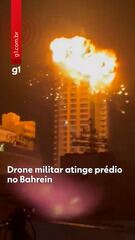 Drone militar atinge prédio no Bahrein