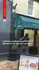 Ladrões roubam joalheria em plena luz do dia em Londres