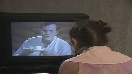 Tarcísio Meira em propaganda de café na novela Tieta