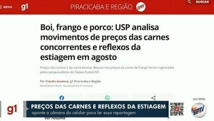 USP analisa movimentos de preços das carnes concorrentes e reflexos da estiagem em agosto