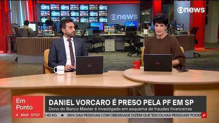 Daniel Vorcaro é preso pela PF em SP