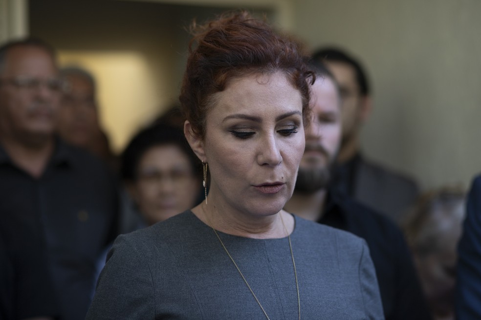 A ex-deputada Carla Zambelli (PL-SP), em foto de arquivo. — Foto: NINO CIRENZA/ATO PRESS/ESTADÃO CONTEÚDO