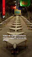 Vídeo de agência iraniana mostra suposto arsenal de drones