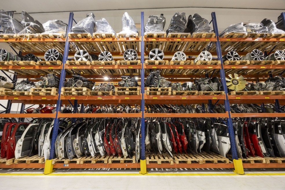 Centro Circular AutoPeças é o desmanche de carros da Stellantis, localizado em Osasco (SP) — Foto: divulgação/Stellantis